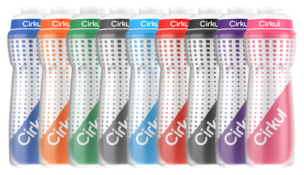22oz. Insulated Squeeze Plastic Bottle & Sport Lid | Clean Series