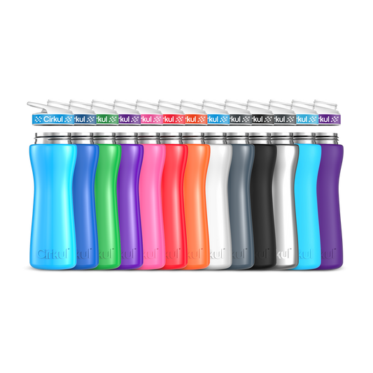 22oz. Stainless Steel Bottle & Comfort Grip Lid | Prime Edit