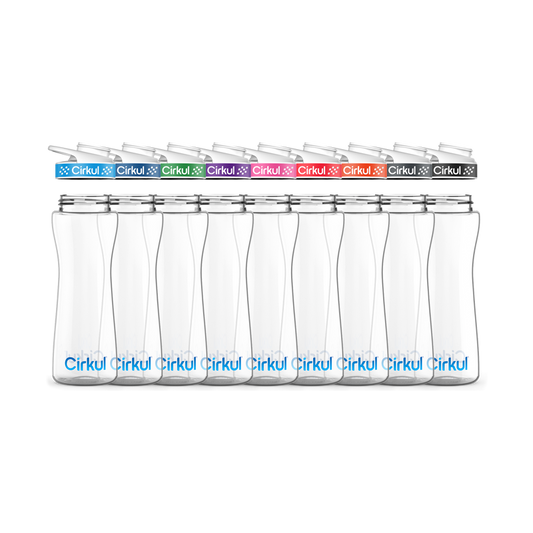 22oz. Plastic Bottle & Comfort Grip Lid | Modern Pick