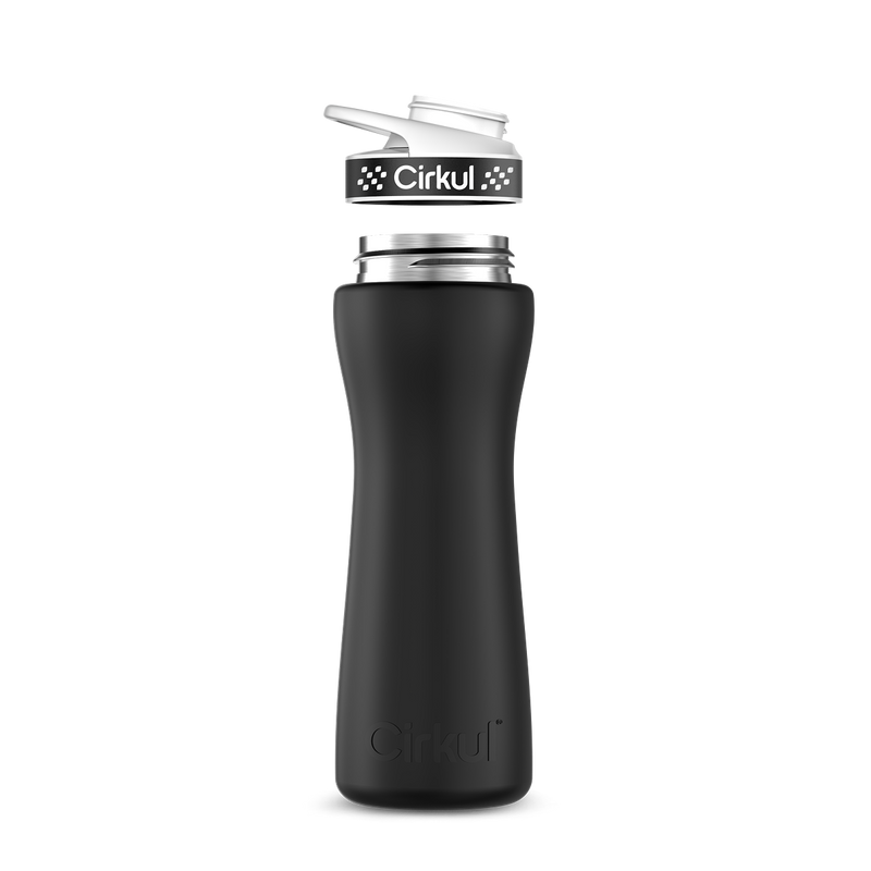 22oz. Stainless Steel Bottle & Comfort Grip Lid | Prime Edit