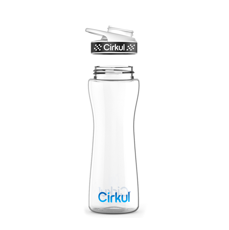 22oz. Plastic Bottle & Comfort Grip Lid | Modern Pick