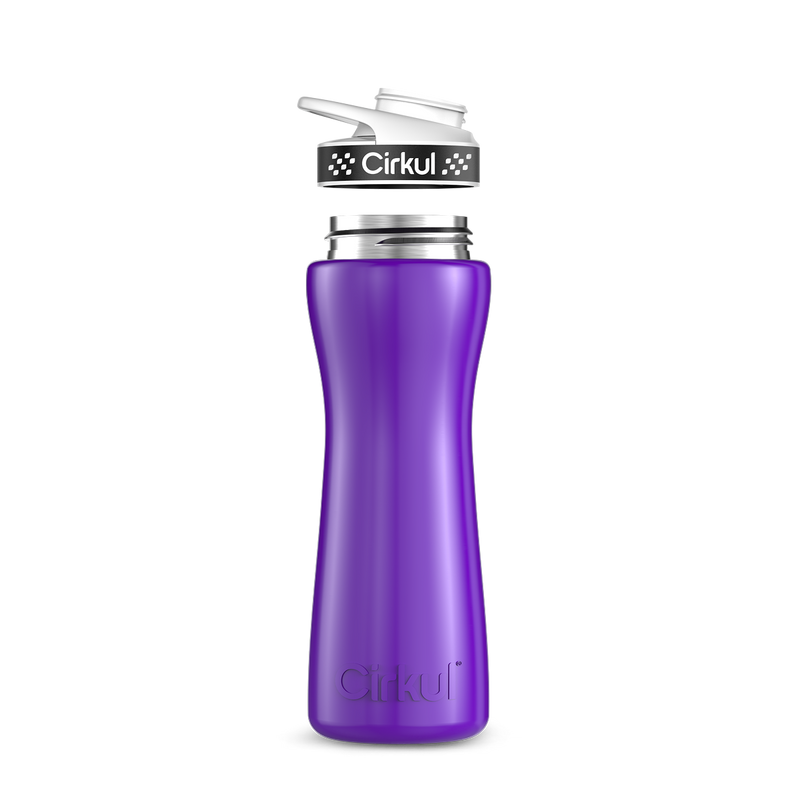 22oz. Stainless Steel Bottle & Comfort Grip Lid | Prime Edit