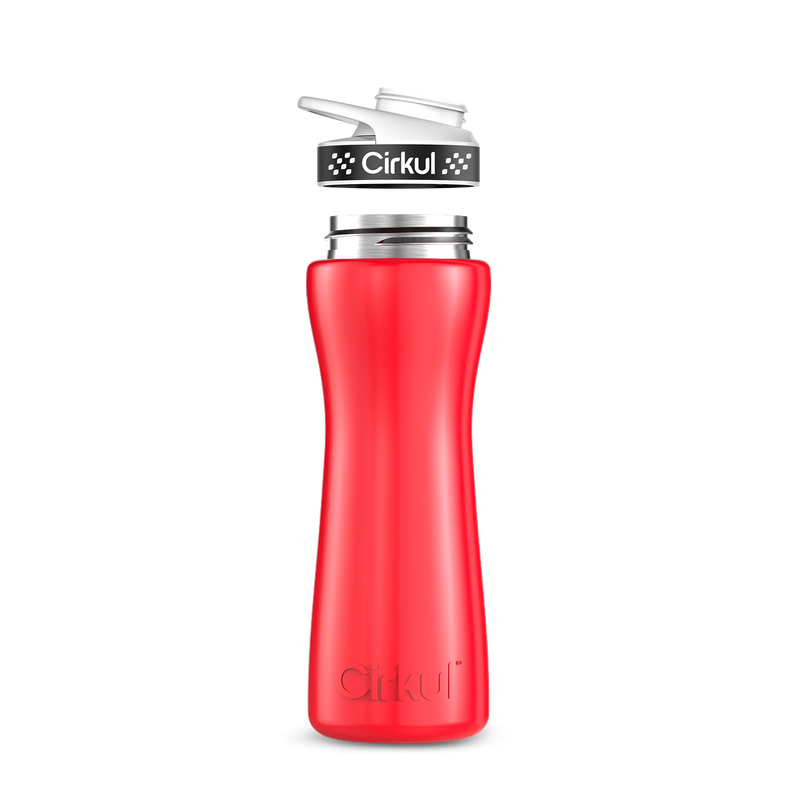 22oz. Stainless Steel Bottle & Comfort Grip Lid | Prime Edit
