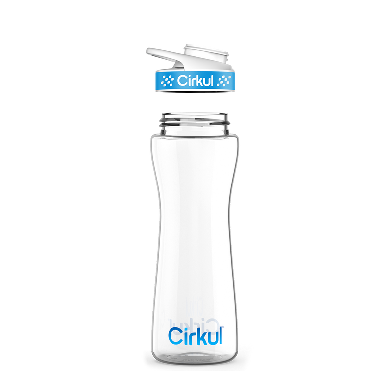 22oz. Plastic Bottle & Comfort Grip Lid | Modern Pick