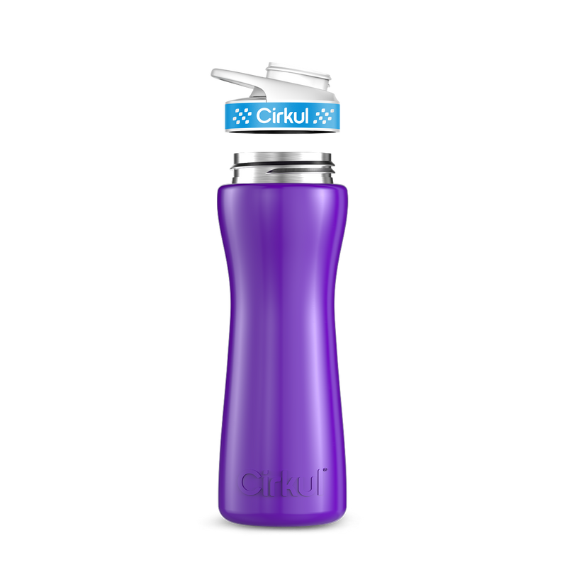 22oz. Stainless Steel Bottle & Comfort Grip Lid | Prime Edit