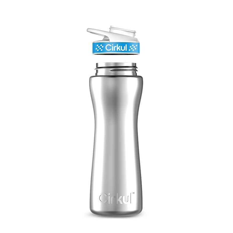 22oz. Stainless Steel Bottle & Comfort Grip Lid | Prime Edit