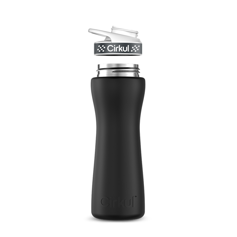 22oz. Stainless Steel Bottle & Comfort Grip Lid | Prime Edit