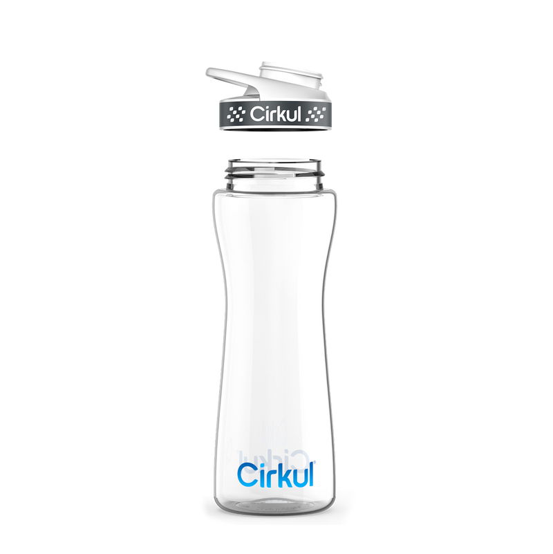 22oz. Plastic Bottle & Comfort Grip Lid | Modern Pick