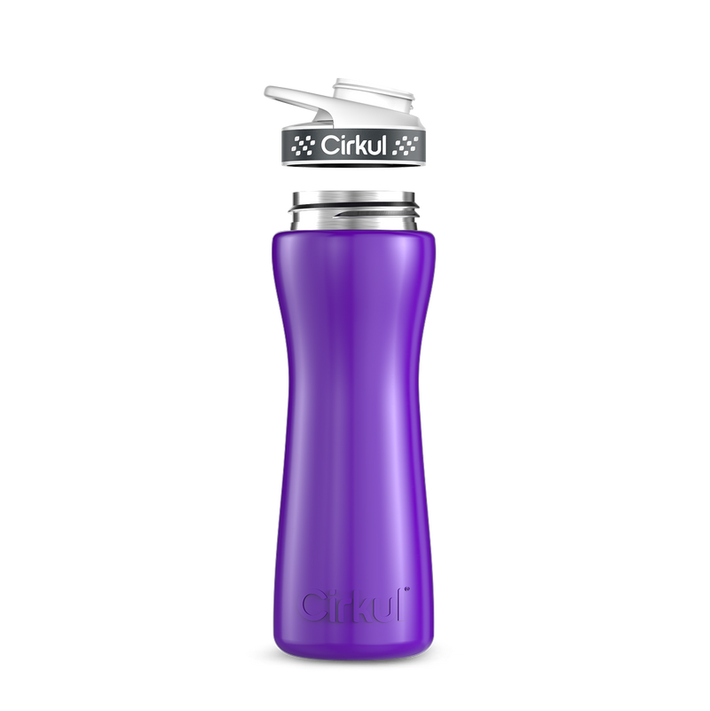 22oz. Stainless Steel Bottle & Comfort Grip Lid | Prime Edit