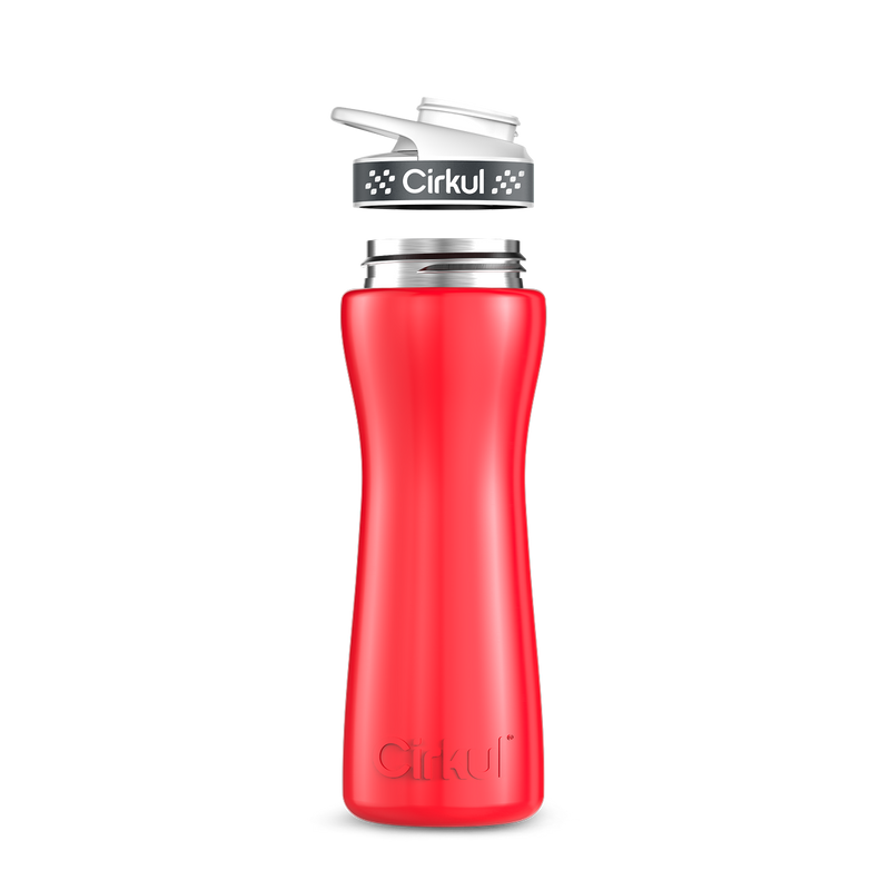 22oz. Stainless Steel Bottle & Comfort Grip Lid | Prime Edit