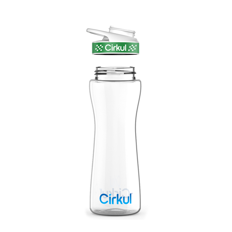 22oz. Plastic Bottle & Comfort Grip Lid | Modern Pick