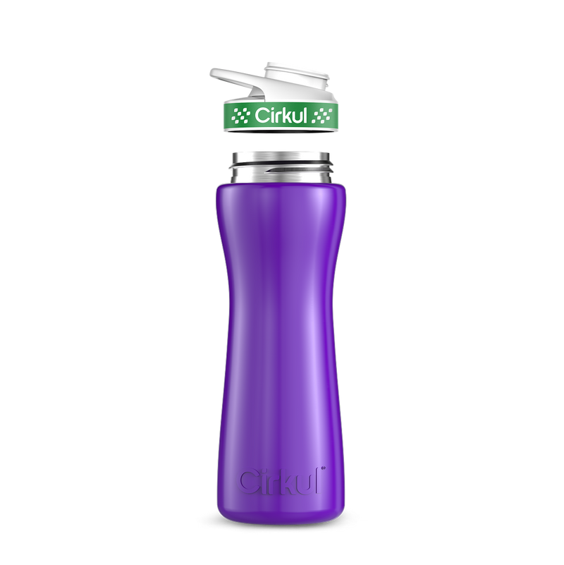 22oz. Stainless Steel Bottle & Comfort Grip Lid | Prime Edit