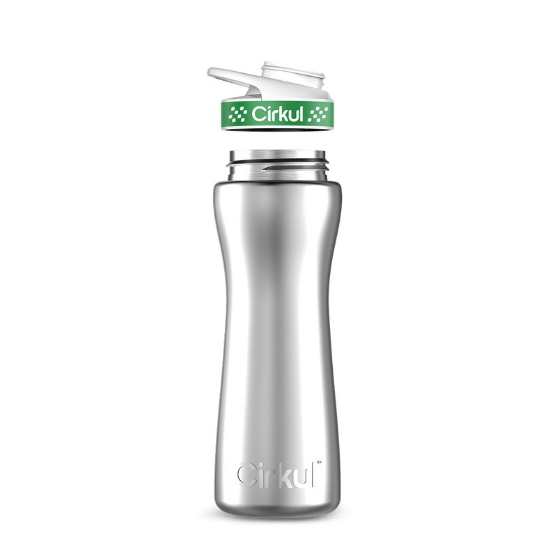 22oz. Stainless Steel Bottle & Comfort Grip Lid | Prime Edit