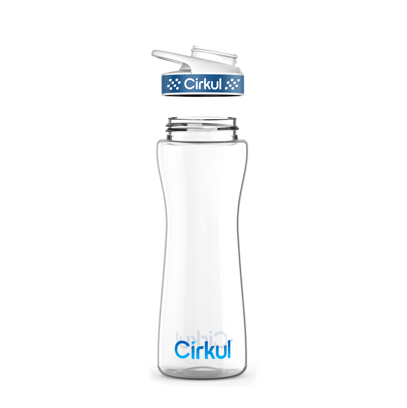 22oz. Plastic Bottle & Comfort Grip Lid | Modern Pick