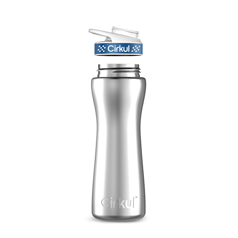 22oz. Stainless Steel Bottle & Comfort Grip Lid | Prime Edit