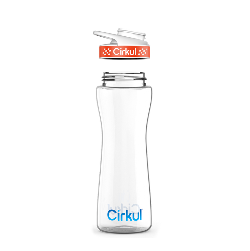 22oz. Plastic Bottle & Comfort Grip Lid | Modern Pick