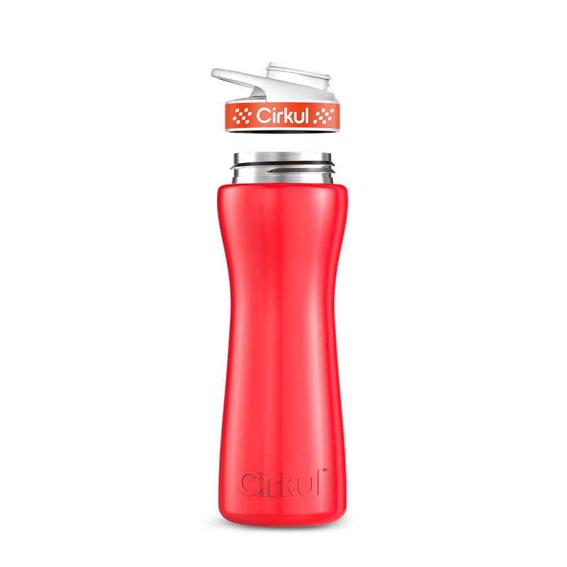22oz. Stainless Steel Bottle & Comfort Grip Lid | Prime Edit