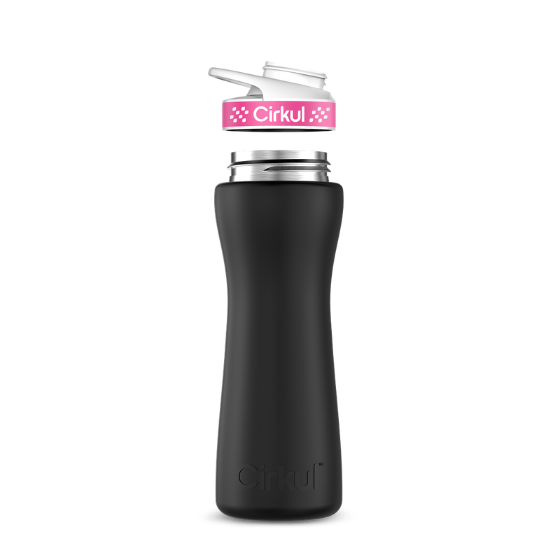 22oz. Stainless Steel Bottle & Comfort Grip Lid | Prime Edit