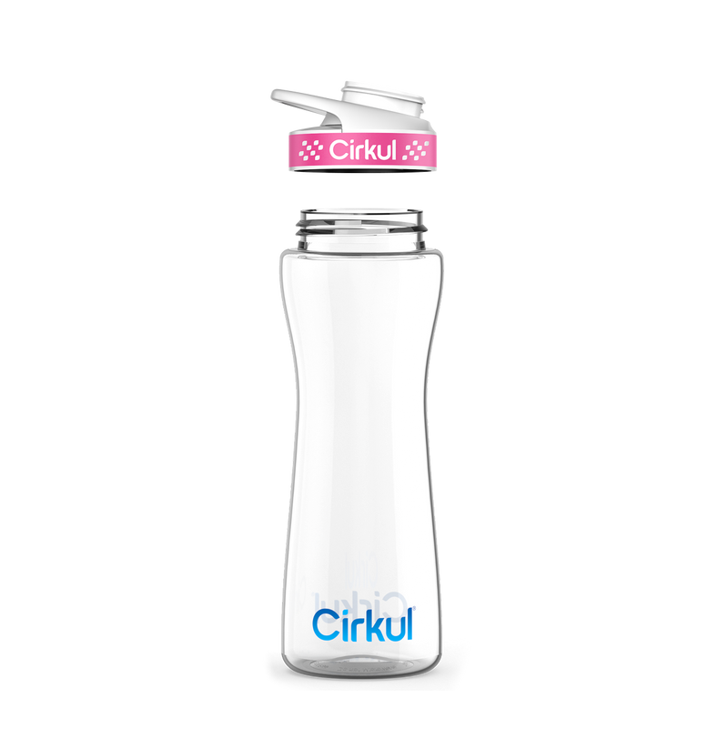 22oz. Plastic Bottle & Comfort Grip Lid | Modern Pick