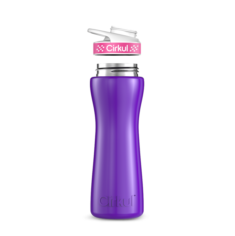 22oz. Stainless Steel Bottle & Comfort Grip Lid | Prime Edit