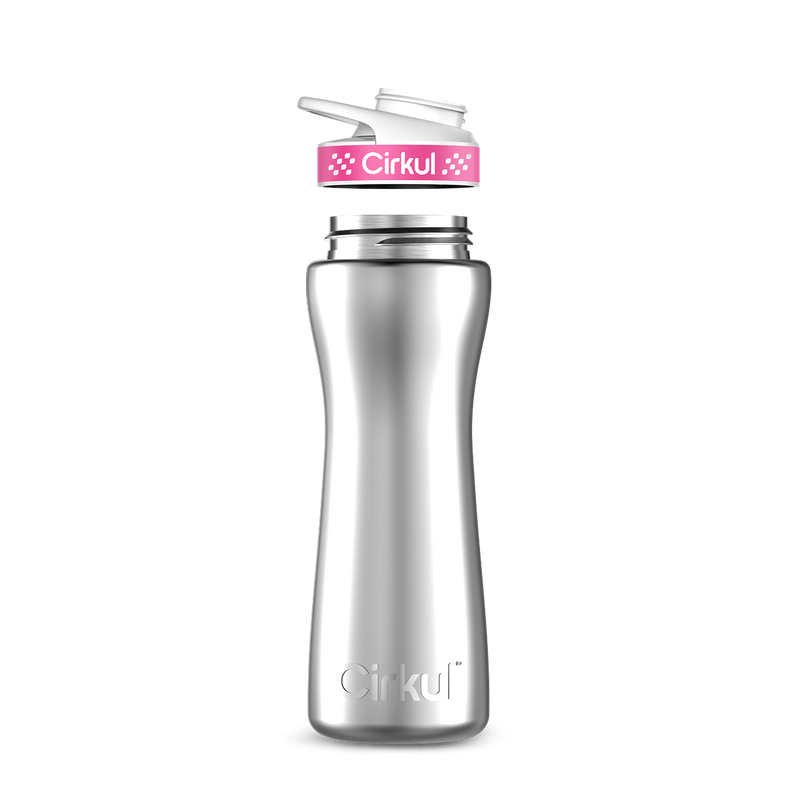 22oz. Stainless Steel Bottle & Comfort Grip Lid | Prime Edit