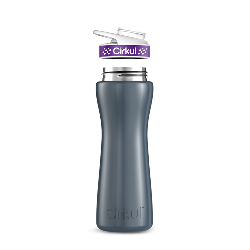 22oz. Stainless Steel Bottle & Comfort Grip Lid | Prime Edit