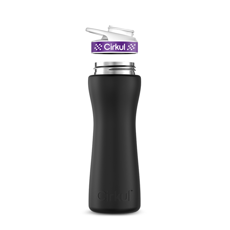 22oz. Stainless Steel Bottle & Comfort Grip Lid | Prime Edit