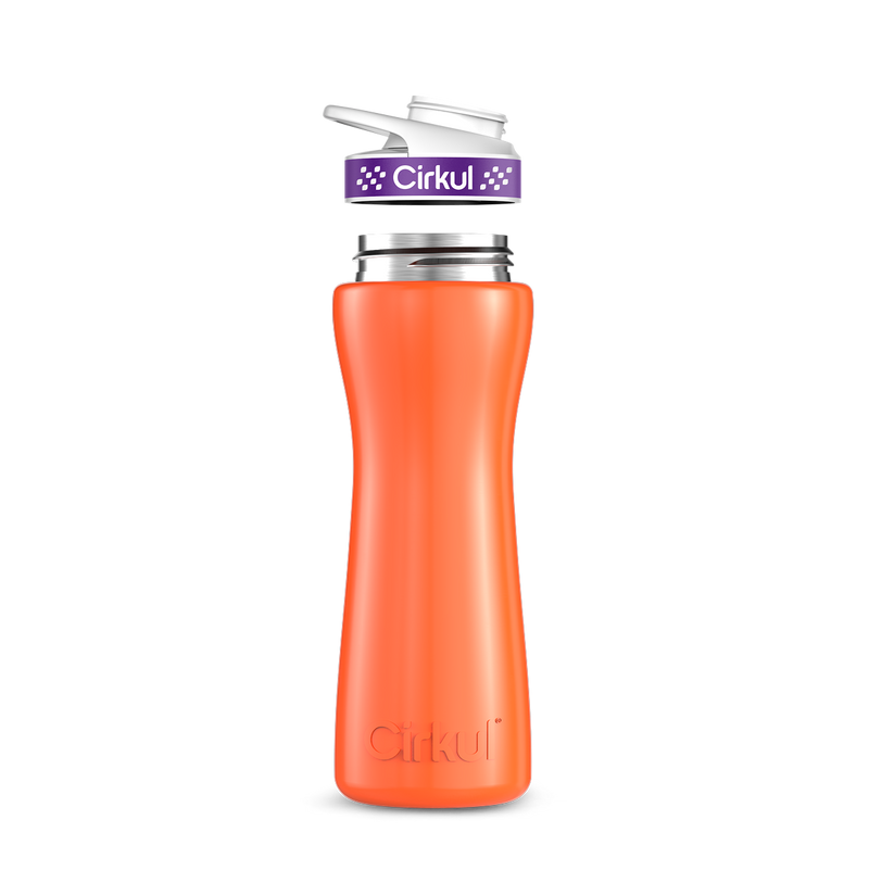 22oz. Stainless Steel Bottle & Comfort Grip Lid | Prime Edit