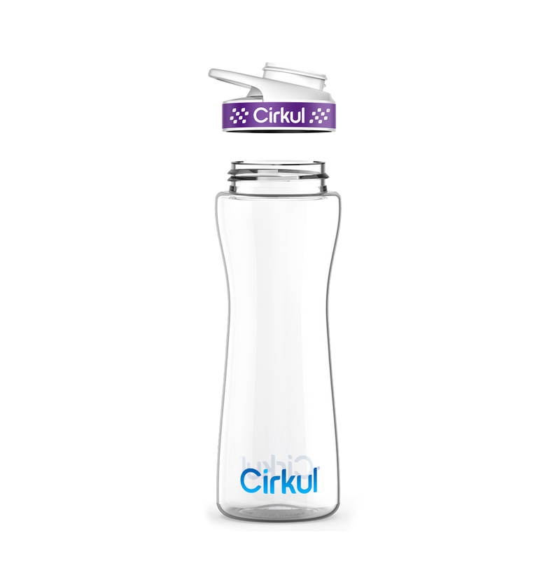 22oz. Plastic Bottle & Comfort Grip Lid | Modern Pick