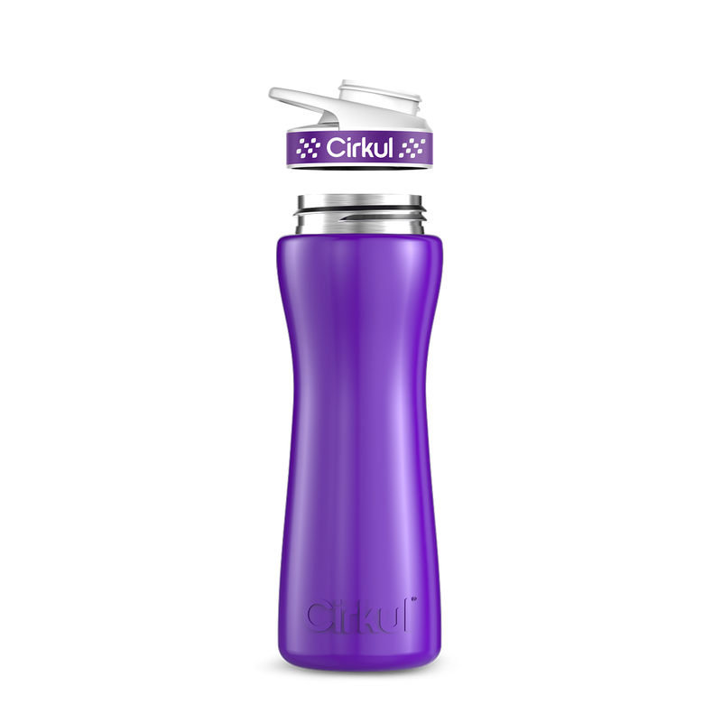 22oz. Stainless Steel Bottle & Comfort Grip Lid | Prime Edit
