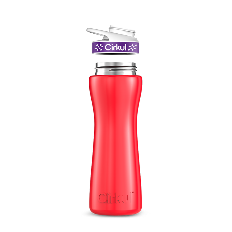 22oz. Stainless Steel Bottle & Comfort Grip Lid | Prime Edit