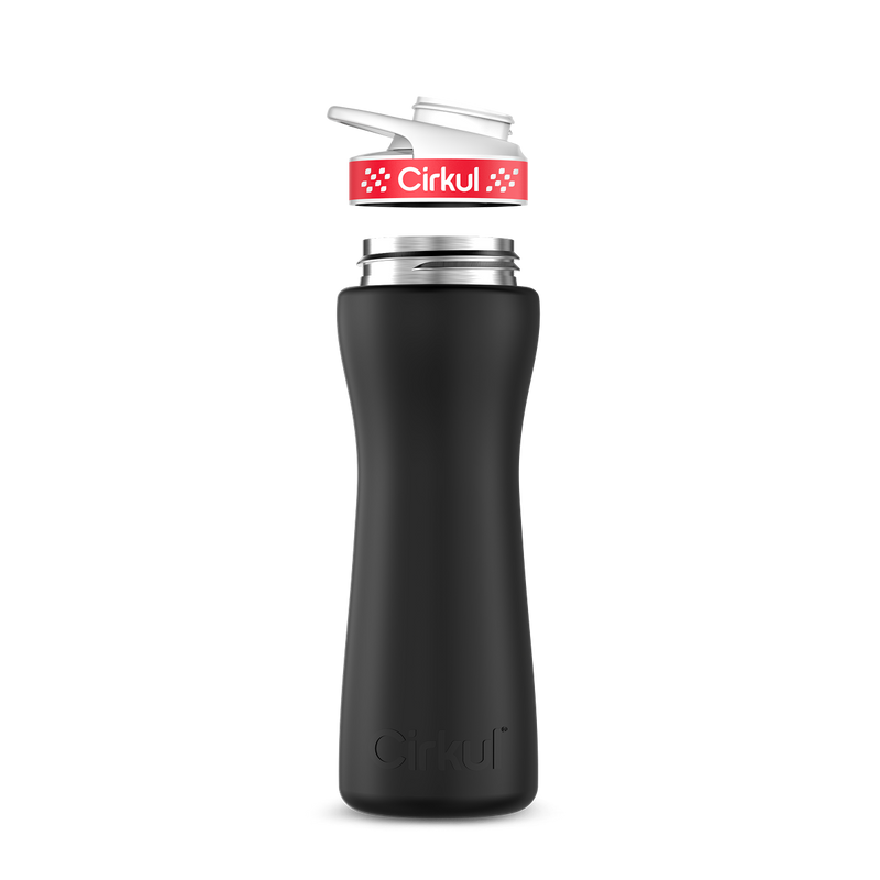 22oz. Stainless Steel Bottle & Comfort Grip Lid | Prime Edit