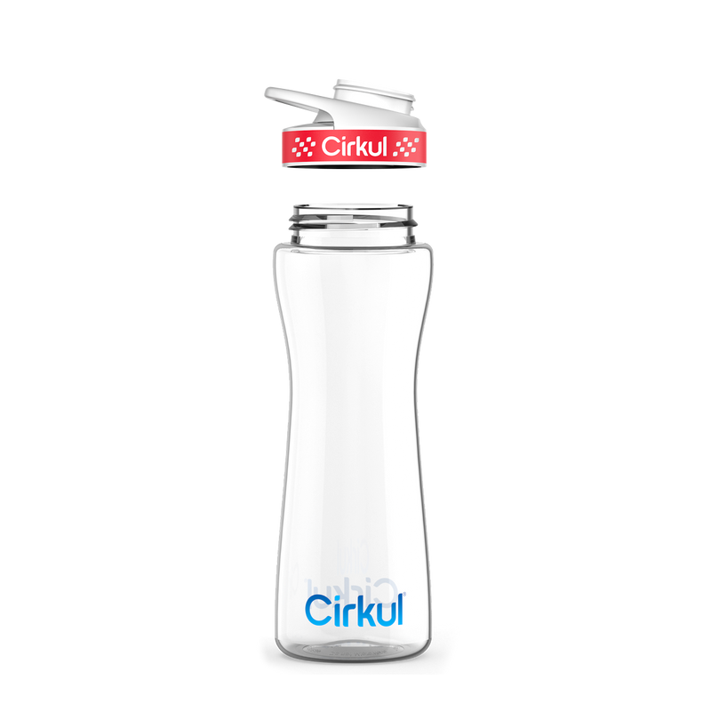 22oz. Plastic Bottle & Comfort Grip Lid | Modern Pick