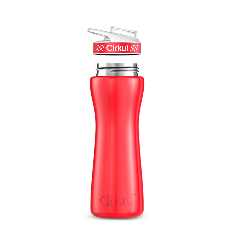 22oz. Stainless Steel Bottle & Comfort Grip Lid | Prime Edit