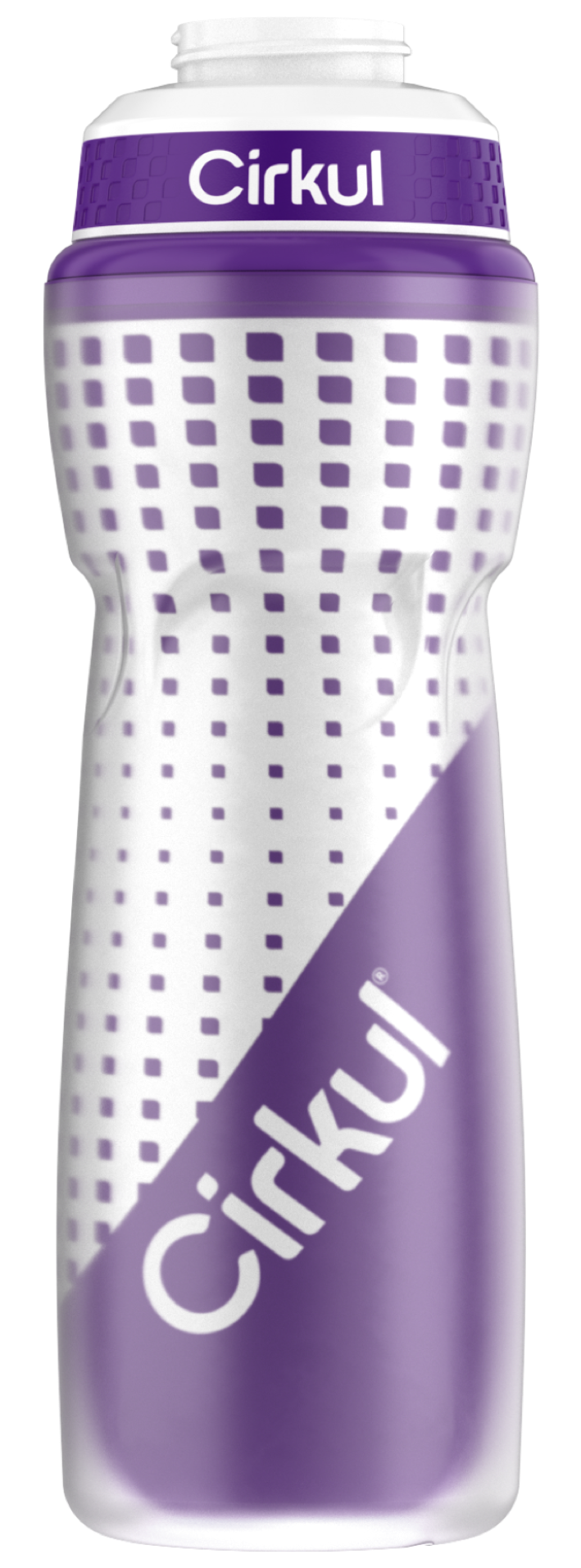 22oz. Insulated Squeeze Plastic Bottle & Sport Lid | Clean Series
