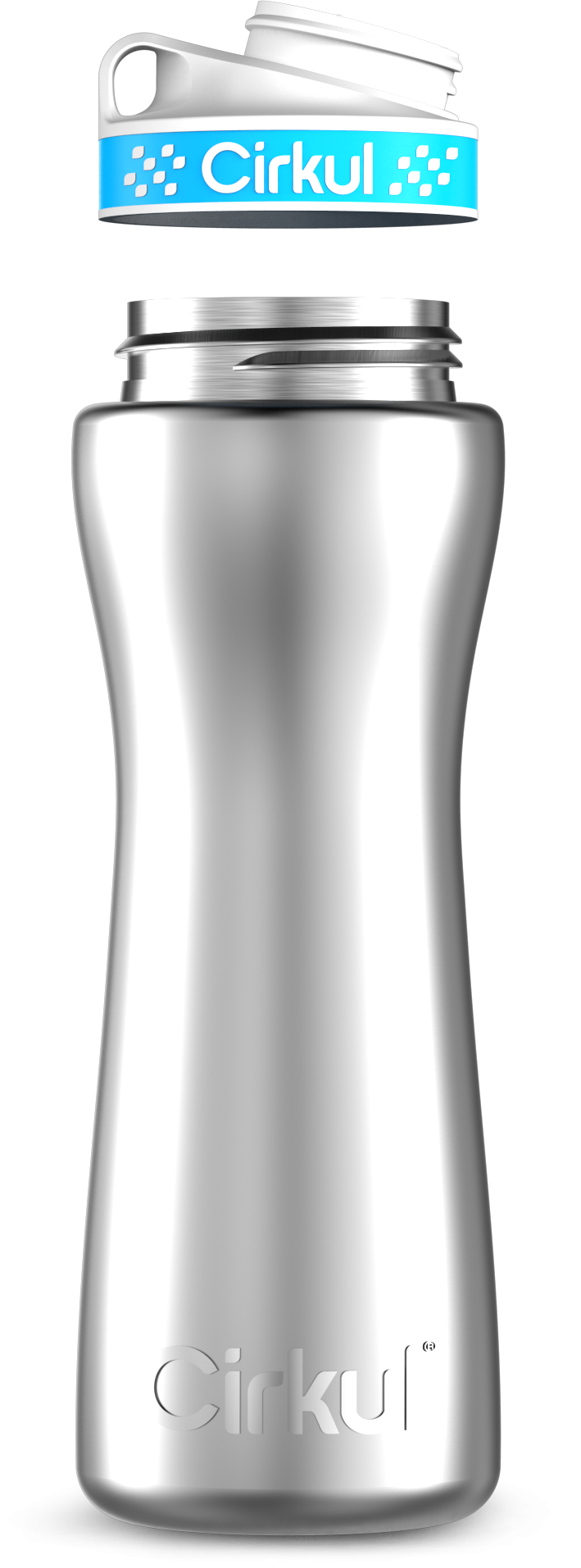Custom 22oz. Stainless Steel Bottle & Comfort Grip Lid | Clean Series