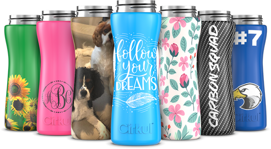 Custom 22oz. Stainless Steel Bottle & Comfort Grip Lid | Clean Series