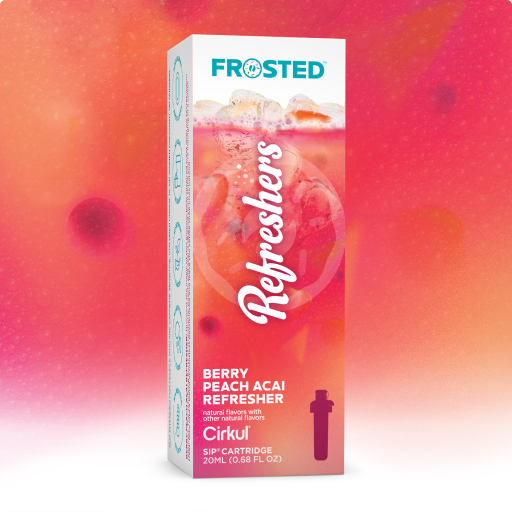 Frosted Berry Peach Acai Refresher | Soft Select