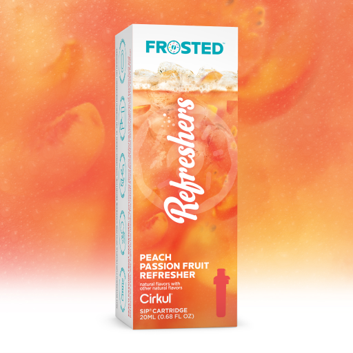 Frosted Peach Passion Fruit Refresher | Daily Edit